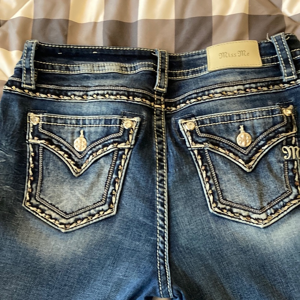 Miss Me Blue Boyfriend Jeans